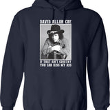 Coe Funny Music If That Ain't Country You Can Kiss My Ass Hoodie - Navy