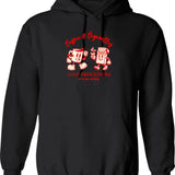 Coffee Cigarettes Same Procedure As Every Morning Hoodie - Black