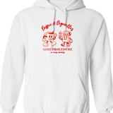 Coffee Cigarettes Same Procedure As Every Morning Hoodie - White