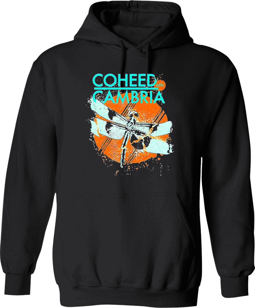Coheed And Cambria Dragonfly Hoodie - Retro Graphic Pullover Hoodie for Men & Women - Black