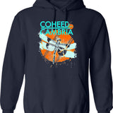 Coheed And Cambria Dragonfly Hoodie - Retro Graphic Pullover Hoodie for Men & Women - Navy