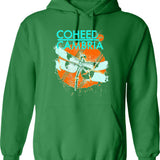 Coheed And Cambria Dragonfly Hoodie - Retro Graphic Pullover Hoodie for Men & Women - Green