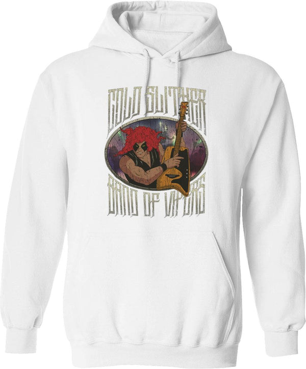 Cold Slither 1985 Graphic Pullover Hoodie - White