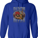 Cold Slither 1985 Graphic Pullover Hoodie - Blue
