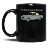 Columbo Driving - Just One More Thing Black Coffee Mug, Gift Coffee Mug