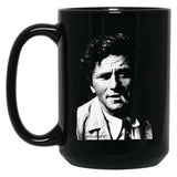 Columbo Portrait Essential Coffee Mug Black Coffee Mug, Gift Coffee Mug - Black