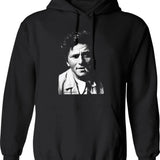 Columbo Portrait Essential Graphic Pullover Hoodie - Black
