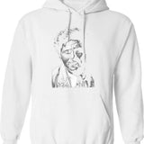 Columbo Portrait Essential Graphic Pullover Hoodie - White