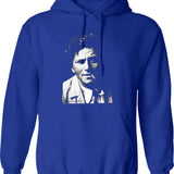 Columbo Portrait Essential Graphic Pullover Hoodie - Blue
