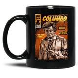 Columbo Tv Show Comic Black Coffee Mug, Gift Coffee Mug