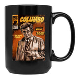 Columbo Tv Show Comic Black Coffee Mug, Gift Coffee Mug