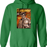 Columbo Tv Show Comic Graphic Pullover Hoodie - Green