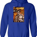Columbo Tv Show Comic Graphic Pullover Hoodie - Blue