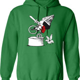 Conqueror Hoodie - Retro Graphic Pullover Hoodie for Men & Women - Green