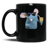 Cool Tutter The Mouse Black Coffee Mug, Gift Coffee Mug