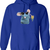 Cool Tutter The Mouse Graphic Pullover Hoodie - Blue