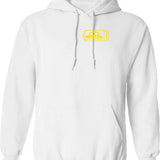Cool Twisted Teas and Double DS Front and Back Front & Back 444444 Graphic Pullover Hoodie - White