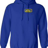 Cool Twisted Teas and Double DS Front and Back Front & Back 444444 Graphic Pullover Hoodie - Blue