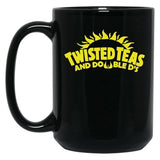 Cool Twisted Teas and Double Ds Black Coffee Mug, Gift Coffee Mug - Black