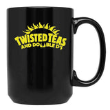 Cool Twisted Teas and Double Ds Black Coffee Mug, Gift Coffee Mug