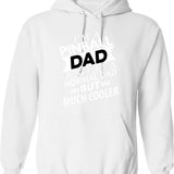 Cooler Pinball Dad Funny Pinball Hoodie - Sarcastic Humor Graphic Hoodie - White