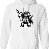 Copia De Duck Souls Hoodie - Retro Graphic Pullover Hoodie for Men & Women - White