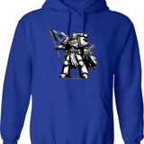 Copia De Duck Souls Hoodie - Retro Graphic Pullover Hoodie for Men & Women - Blue