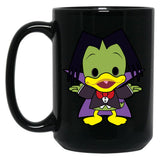 Count Duckula Chibi Black Coffee Mug, Gift Coffee Mug - Black