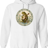 Country Toads Take Me Home Hoodie - Retro Graphic Pullover Hoodie for Men & Women - White