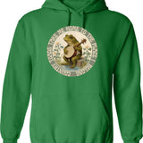 Country Toads Take Me Home Hoodie - Retro Graphic Pullover Hoodie for Men & Women - Green
