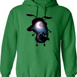 Courage The Cowardly Dog Dark Courage The Cowardly Dog Hoodie - Green