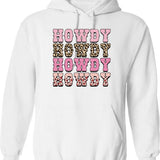 Cowgirl Valentine Howdyhowdy Howdyhowdy Western Texas Hoodie - White
