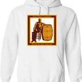 Cracker Barrel Old School Hoodie - Retro Graphic Pullover Hoodie for Men & Women - White