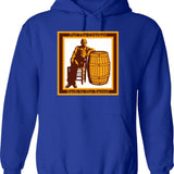 Cracker Barrel Old School Hoodie - Retro Graphic Pullover Hoodie for Men & Women - Blue