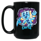 Craftee Black Coffee Mug, Gift Coffee Mug - Black