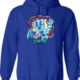 Craftee Graphic Pullover Hoodie - Blue