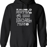 Crass Hoodie - Retro Graphic Pullover Hoodie for Men & Women - Black