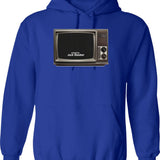 Created by Jack Stauber Retro Tv Graphic Pullover Hoodie - Blue