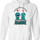 Crna Funny Christmas Gift Idea - Anesthesia Fana Crna Hoodie - White