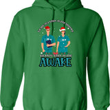 Crna Funny Christmas Gift Idea - Anesthesia Fana Crna Hoodie - Green