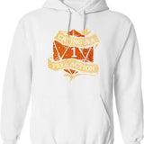 Crying Is A Free Action Hoodie - Retro Graphic Pullover Hoodie for Men & Women - White