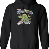 Cthulhu'S Loops Graphic Pullover Hoodie - Black