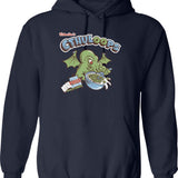 Cthulhu'S Loops Graphic Pullover Hoodie - Navy