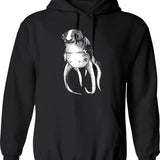 Cuddlefish - Subnautica Graphic Pullover Hoodie - Black