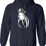 Cuddlefish - Subnautica Graphic Pullover Hoodie - Navy