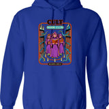Cult Book Club Hoodie - Retro Graphic Pullover Hoodie for Men & Women - Blue