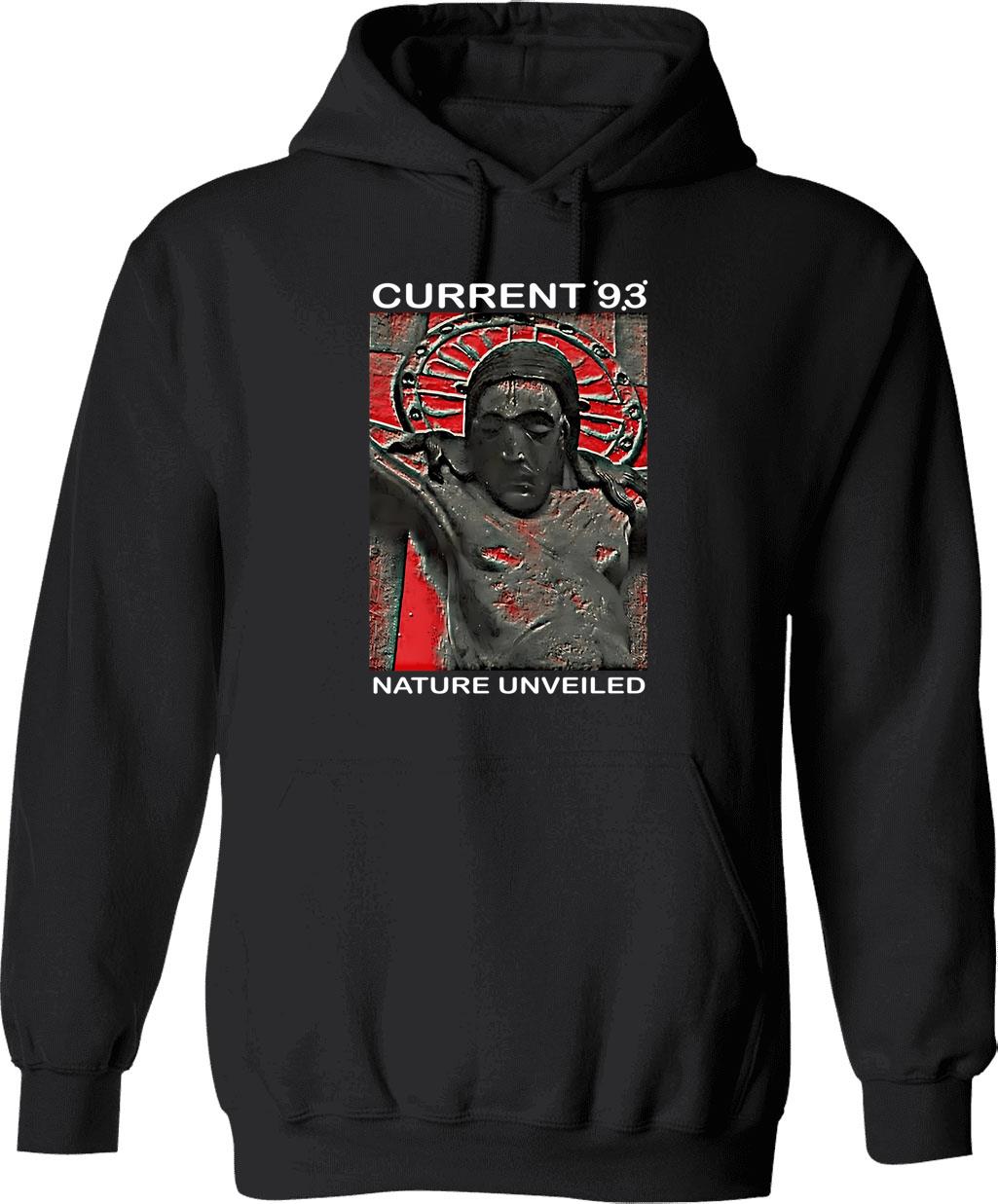 Current-93-nature-unveiled Hoodie - Retro Graphic Pullover Hoodie for Men & Women - Black