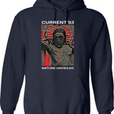 Current-93-nature-unveiled Hoodie - Retro Graphic Pullover Hoodie for Men & Women - Navy