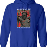 Current-93-nature-unveiled Hoodie - Retro Graphic Pullover Hoodie for Men & Women - Blue