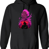 Cursed King Of Curses Hoodie - Retro Graphic Pullover Hoodie for Men & Women - Black